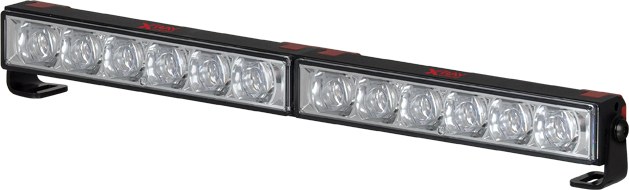 X-Ray Vision Light Bar, Slimline 650 Series, LED, 25-3/8 Inch Length, 12 White 5 Watt Bulb, 60 Watt/ 5 Amp at 12 Volt DC – DLM652LED