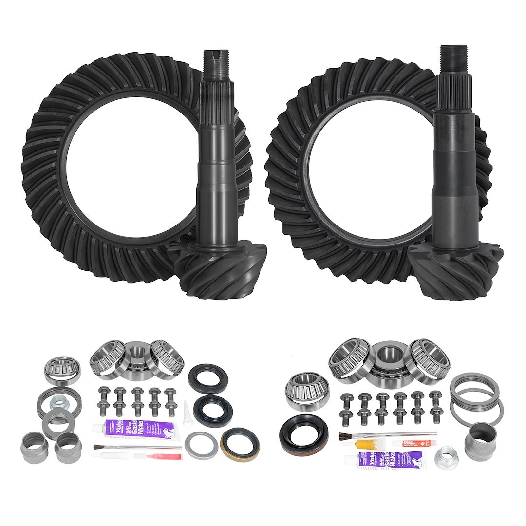 Yukon Gear Differential Ring and Pinion, Re-Gear Kit, Toyota 8.2 Inch Front/ Toyota 8 Inch Rear, 4.56 Ratio – YGKT008-456-3