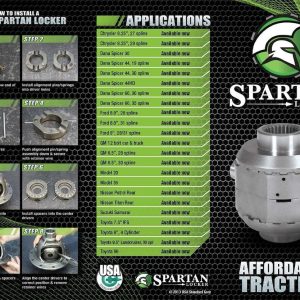 Yukon Gear Differential Carrier, Spartan Locker, Dana 60 Axle, Mechanical Locker, 35 Spline, All Ratios, Steel – SL D60-35