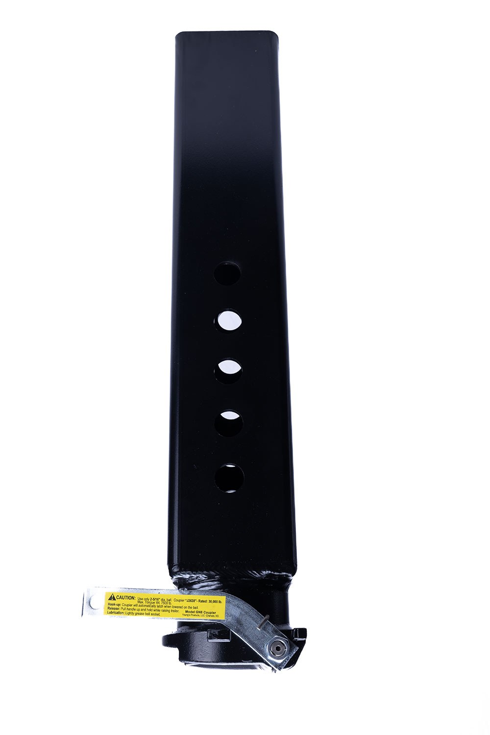 Popup-Youngs Gooseneck Trailer Coupler, Adjustable Square, Straight, 28000 Pound Capacity, 2-5/16 Inch Ball – GN2