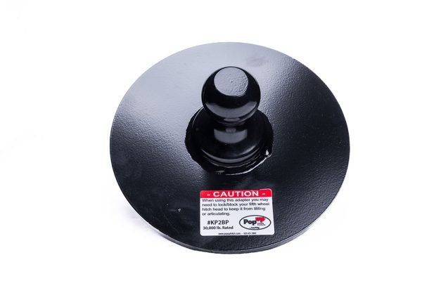 Popup-Youngs Gooseneck Trailer Hitch Ball, Kingpin to 2-5/16 Inch Gooseneck Ball, 30000 Pound Capacity – KP2BP