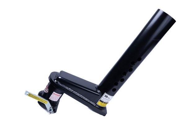 Popup-Youngs Gooseneck Trailer Coupler, Adjustable, Round, 9 Inch Offset, 24000 Pound Capacity, 2-5/16 Inch Ball – SB1