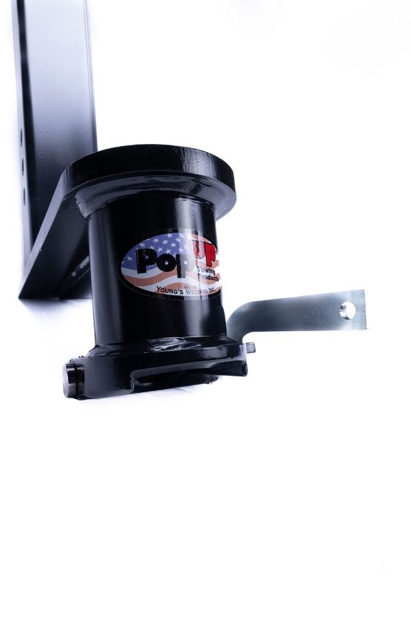 Popup-Youngs Gooseneck Trailer Coupler, Adjustable, Square, 16 Inch Offset, 24000 Pound Capacity, 2-5/16 Inch Ball – SB216