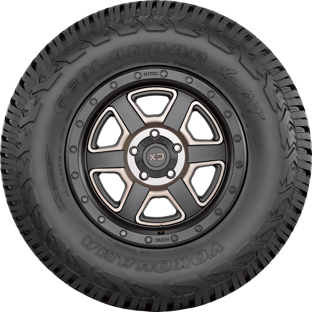 Yokohama Tire, Geolandar X-At, LT31 X 10.50R15, All Terrain Light Truck & SUV, Steel Belted, Radial, Raised Black Letter, Tubeless – 110116001