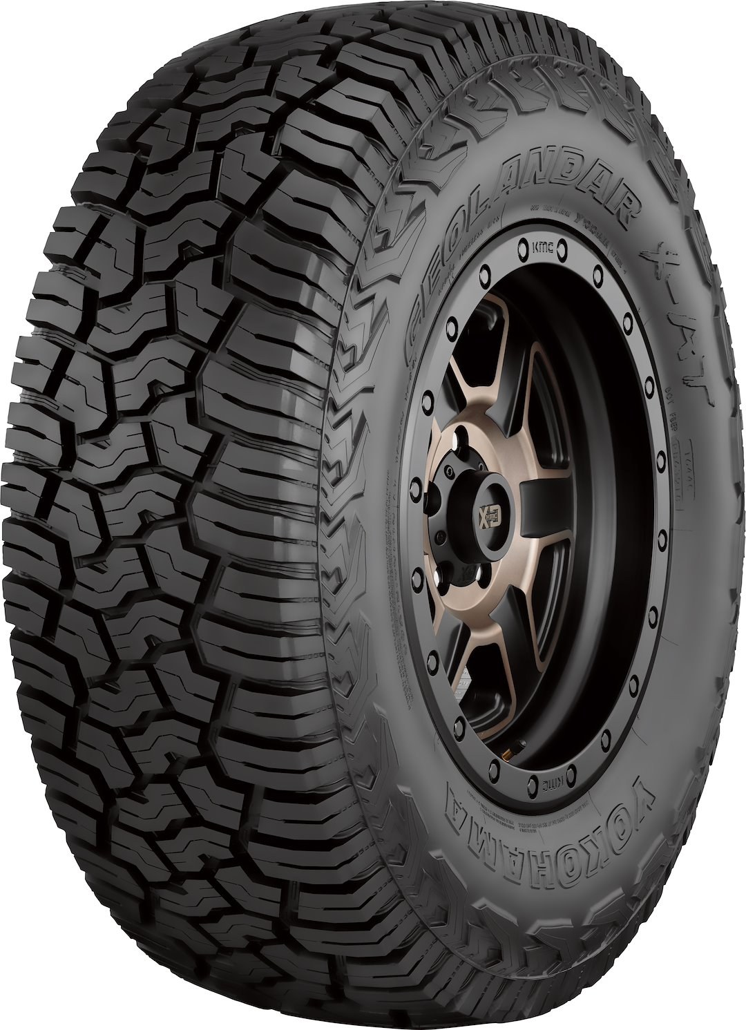 Yokohama Tire, Geolandar X-At, LT35 X 12.50R20, All Terrain Light Truck & SUV, Steel Belted, Radial, Raised Black Letter, Tubeless – 110116036