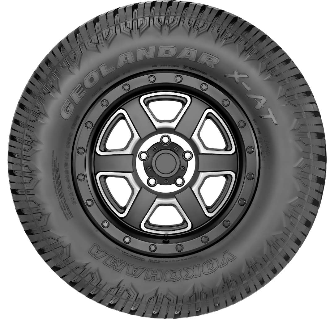 Yokohama Tire, Geolandar X-At, LT33 X 12.50R17, All Terrain Light Truck & SUV, Steel Belted, Radial, Raised Black Letter, Tubeless – 110116067