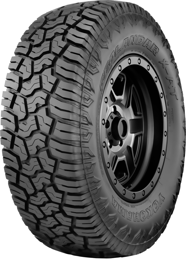 Yokohama Tire, Geolandar X-At, LT33 X 12.50R17, All Terrain Light Truck & SUV, Steel Belted, Radial, Raised Black Letter, Tubeless – 110116067