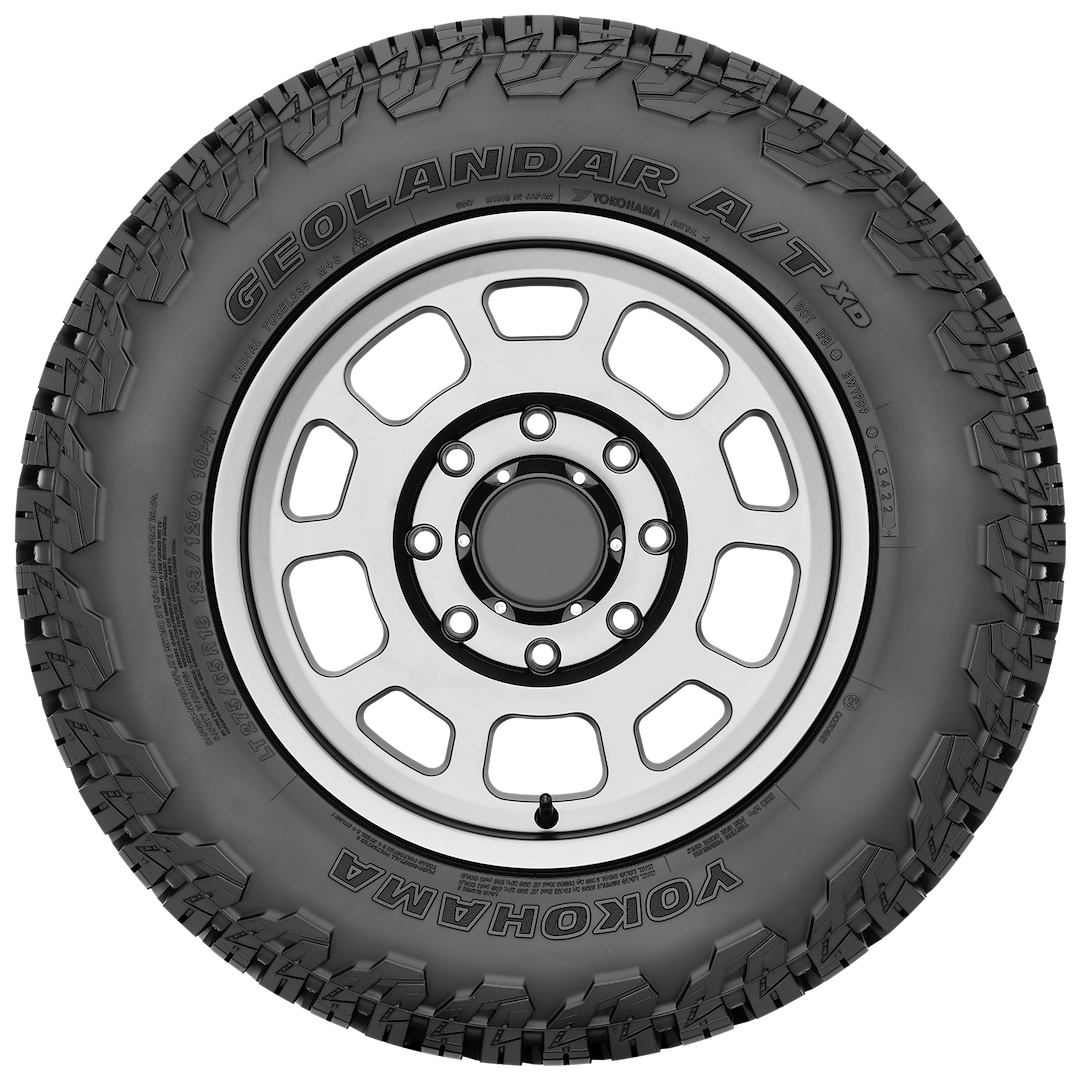 Yokohama Tire, Geolandar A/T Xd, LT245 X 75R16, Touring All Season Passenger Car, Radial, Nylon Belted, Black Sidewall, Tubeless – 110117104