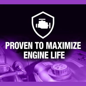 Zerex Engine Coolant, G30®, Pre-Mixed 50-50, Violet, Service Life of Up to 5 Years or 150,000 Miles, 1 Gallon Jug, Single – 877981