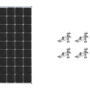 Zamp Solar Solar Kit, Expansion Solar Kit, 170 Watt/ 9.4 Amp Charging Current, Bracket Mount – KIT1009