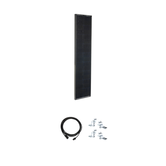 Zamp Solar Solar Kit, Expansion Solar Kit, 95 Watt, Monocrystalline, Black Frame and Cells – KIT1022