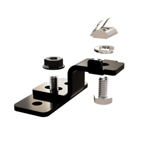 Zamp Solar Solar Panel Mounting Kit, For Mounting Omni-Mount Frame Panels, Black – MFT3004