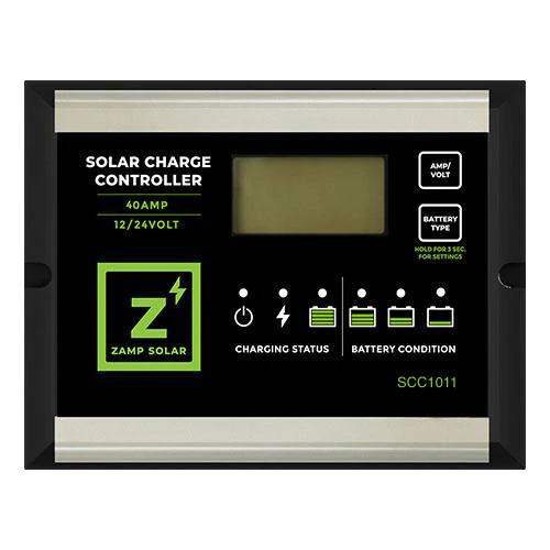 Zamp Solar Battery Charger Controller, Use with Lithium/ Gel-Cell/ AGM/ Conventional Lead Acid Wet and Lto Batteries – SCC1011