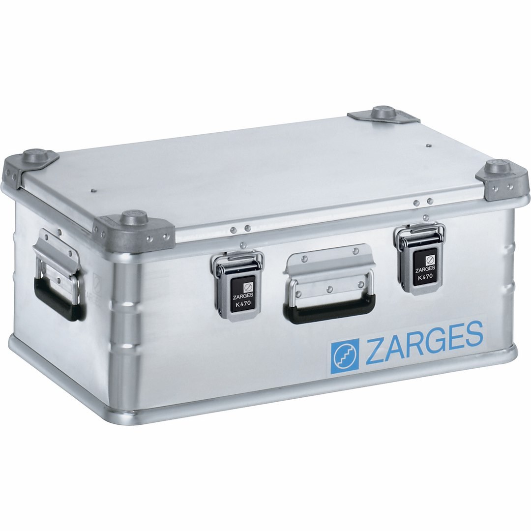 Zarges Cargo Organizer, K470, Universal Box, Single Compartment, Aluminum – 40568
