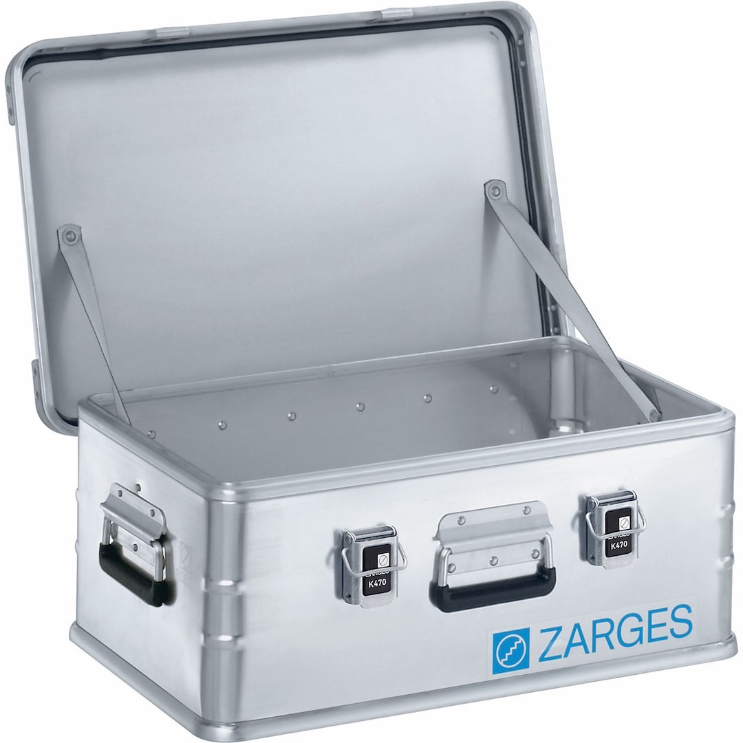 Zarges Cargo Organizer, K470, Universal Box, Single Compartment, Aluminum – 40568