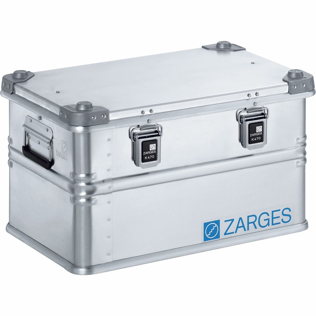 Zarges Cargo Organizer, K470, Universal Box, Single Compartment, Aluminum – 40678