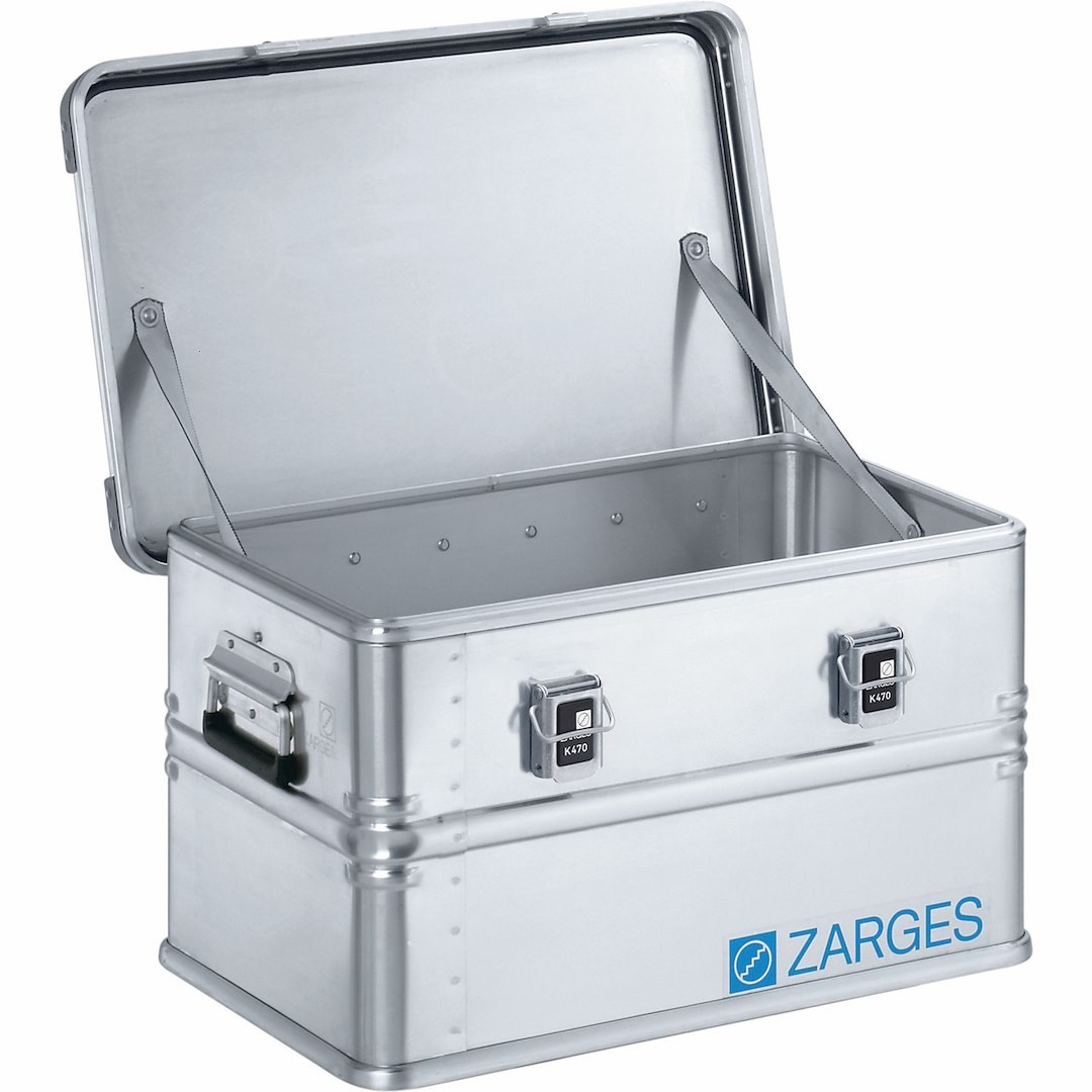 Zarges Cargo Organizer, K470, Universal Box, Single Compartment, Aluminum – 40678