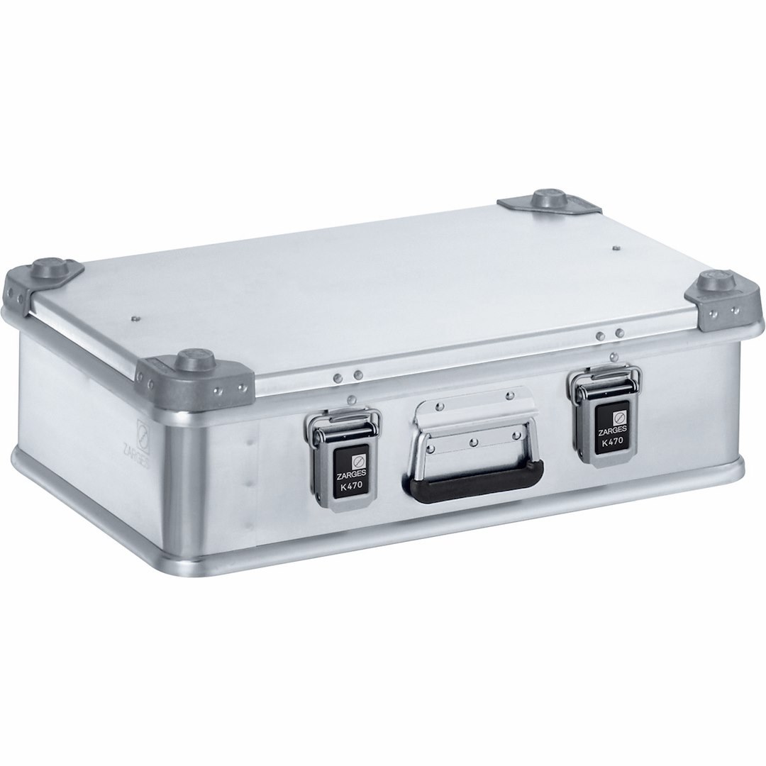 Zarges Cargo Organizer, K470, Universal Box, Single Compartment, Aluminum – 40810