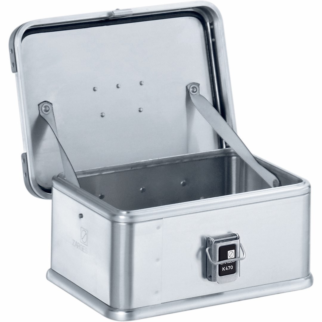 Zarges Cargo Organizer, K470, Universal Box, Single Compartment, Aluminum – 40835