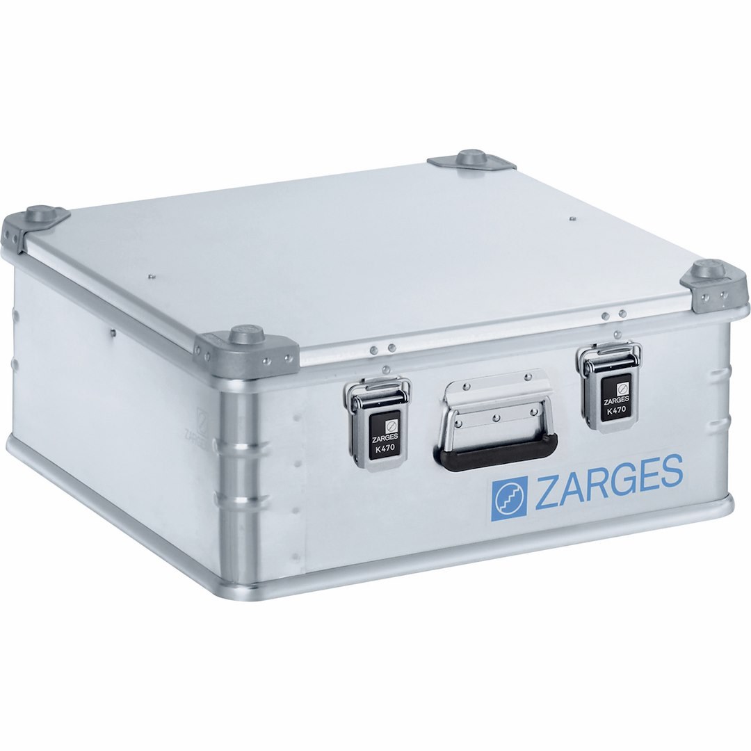 Zarges Cargo Organizer, K470, Universal Box, Single Compartment, Aluminum – 40849