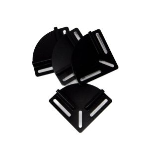 Zarges Cargo Organizer Mounting Bracket, Mounting Brackets Only, For Zarges K470/ K440 and K420 Cargo Organizers, Set of 4 – 700-1770-ZINC