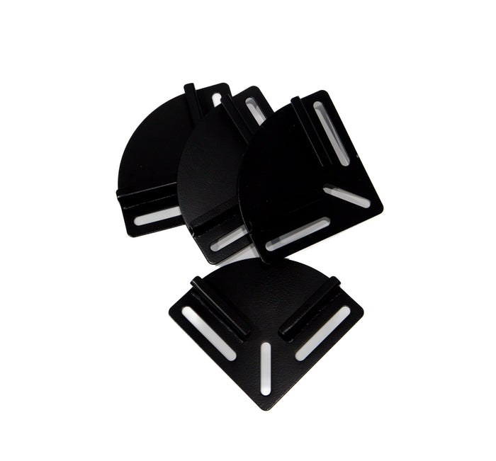 Zarges Cargo Organizer Mounting Bracket, Mounting Brackets Only, For Zarges K470/ K440 and K420 Cargo Organizers, Set of 4 – 700-1770-ZINC
