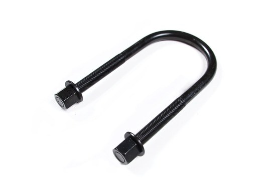 Zone Offroad Leaf Spring Axle U Bolt, 18-1/2 Inch Length, 4 Inch Inside Width, 3/4 Inch Thread Size, Square, With Single U Bolt and 2 Nuts – UBT4269