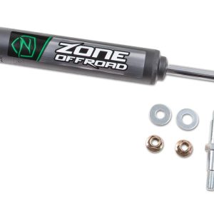 Zone Offroad Steering Stabilizer, Single, Steel, Without Mounting Brackets/ Installation Hardware – ZON7201