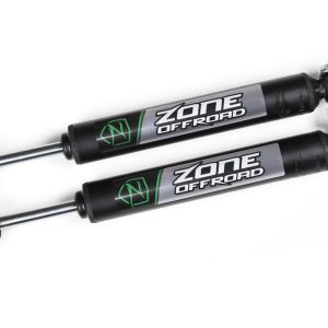 Zone Offroad Steering Stabilizer, Dual, Steel, With Mounting Brackets/ Installation Hardware – ZON7250