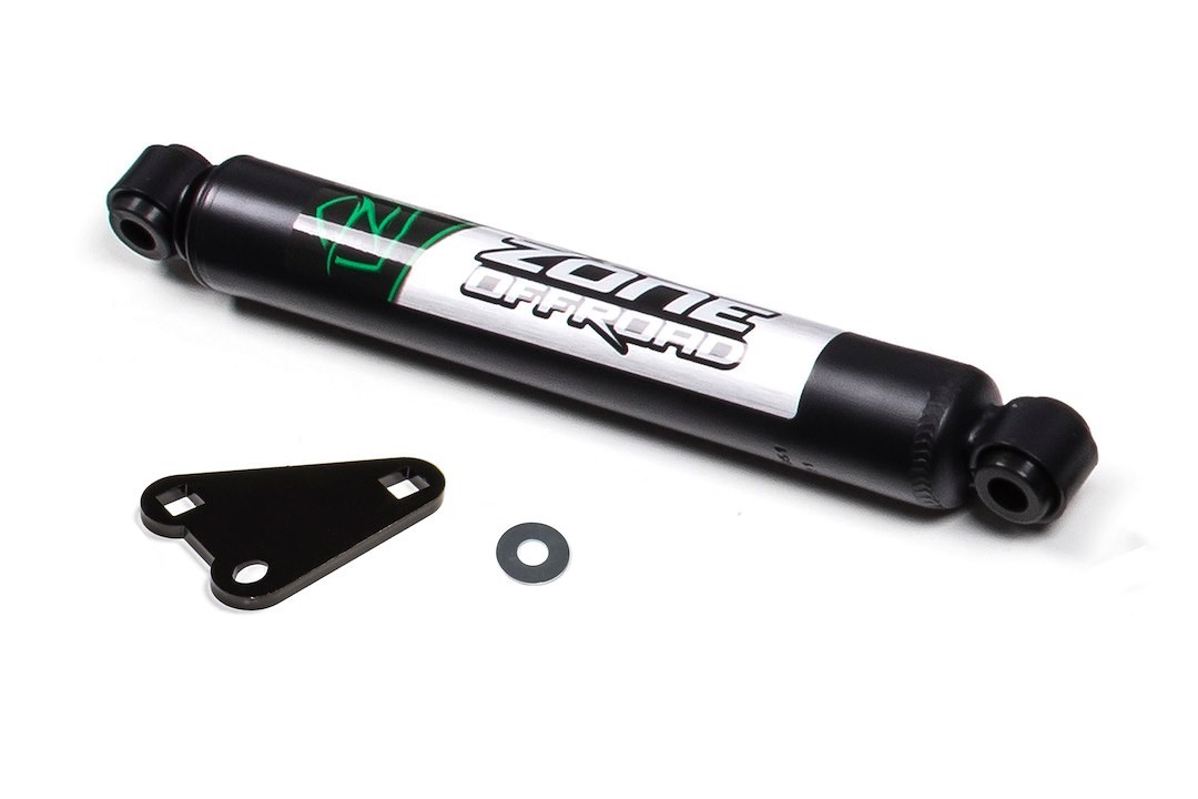 Zone Offroad Steering Stabilizer, Single, Steel, Without Mounting Brackets – ZON7420