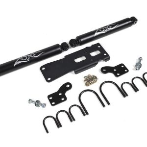 Zone Offroad Steering Stabilizer, Single, Steel, With Mounting Brackets/ Installation Hardware – ZON7450