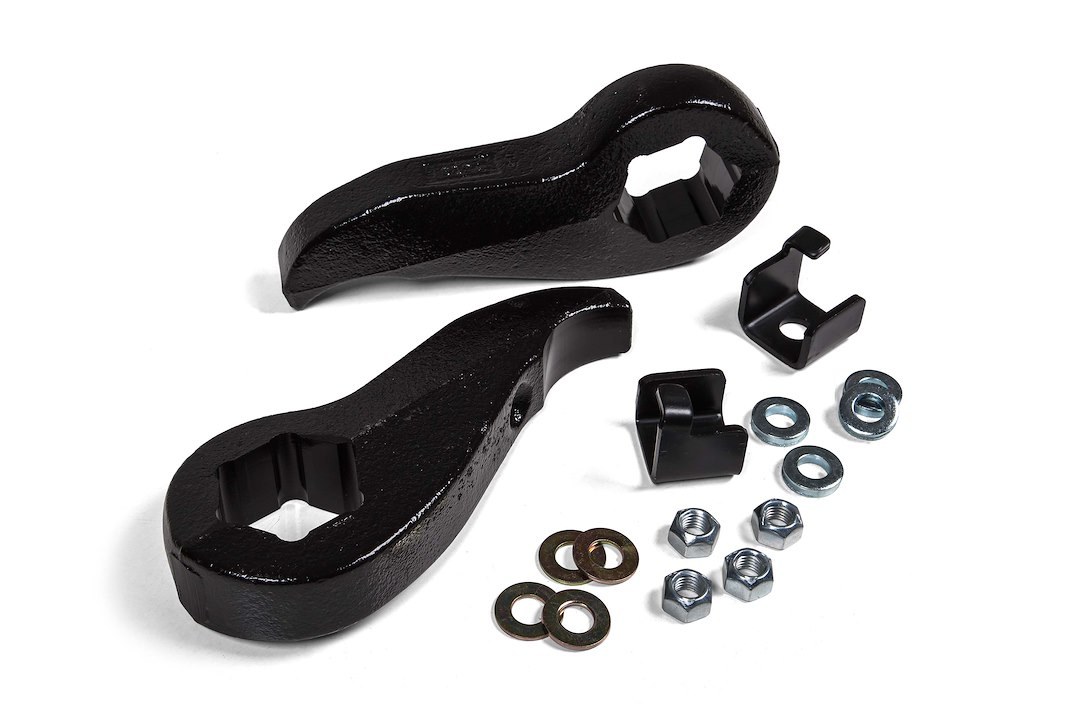 Zone Offroad Leveling Kit Suspension, 2 Inch Lift, Torsion Key, With Tosion Bar Keys/ Hardware – ZONC1230