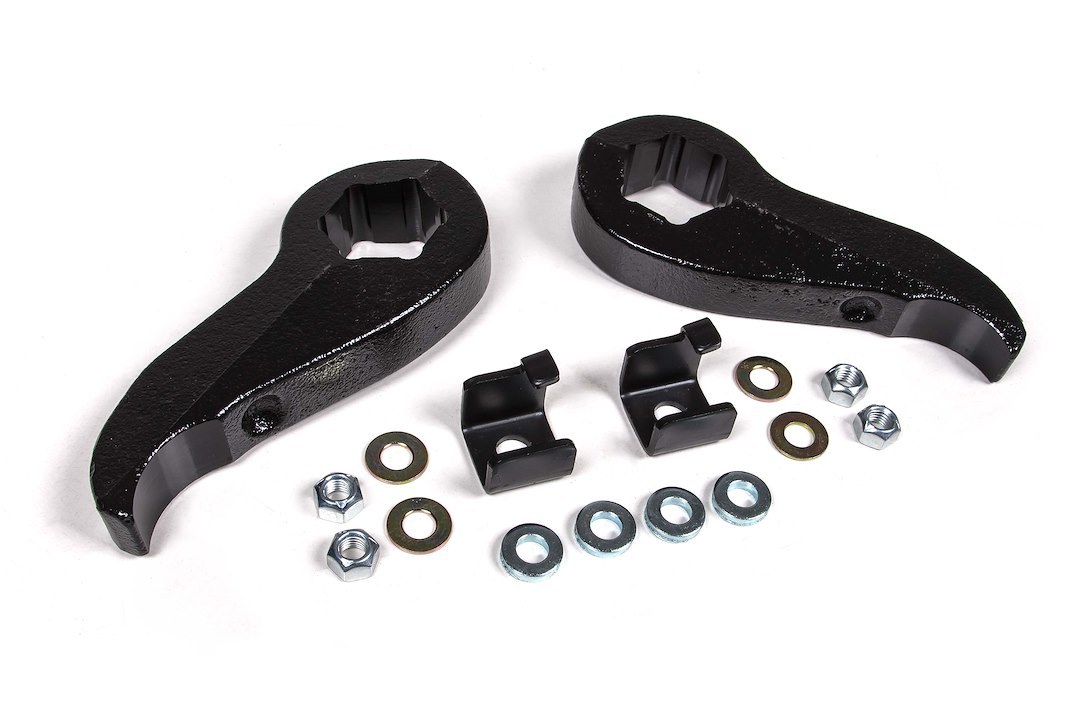 Zone Offroad Leveling Kit Suspension, 2 Inch Lift, Torsion Key, With Tosion Bar Keys/ Hardware – ZONC1230