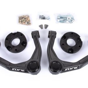 Zone Offroad Leveling Kit Suspension, 2 Inch Lift, Strut Assembly Spacer, With Strut Spacers/ Upper Control Arms/ Hardware – ZONC1241