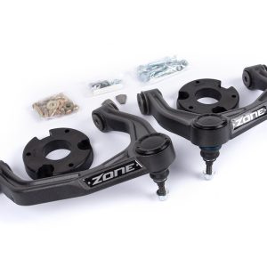 Zone Offroad Leveling Kit Suspension, 2 Inch Lift, Strut Assembly Spacer, With Strut Spacers/ Upper Control Arms/ Hardware – ZONC1241