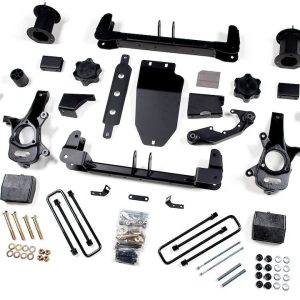 Zone Offroad Lift Kit Suspension, 6-1/2 Inch Front Lift, 5 Inch Rear Lift – ZONC25N