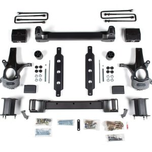 Zone Offroad Lift Kit Suspension, 6-1/2 Inch Front Lift, 5 Inch Rear Lift – ZONC33N