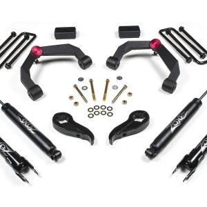 Zone Offroad Lift Kit Suspension, 3 Inch Front Lift, 2 Inch Rear Lift, With Front and Rear Nitro Shock Absorbers IN Kit – ZONC37N