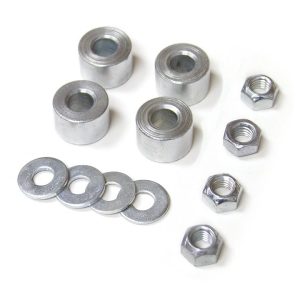 Zone Offroad Shock Absorber Mount, Nitro, For Use with 2 Inch Lift, Non Adjustable, Set of 4 with Mounting Hardware – ZONC5202