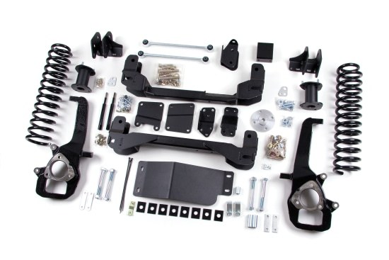 Zone Offroad Lift Kit Suspension, 6 Inch Front Lift, 3 Inch Rear Lift, Without Shock Absorbers IN Kit – Shock Change Necessary – ZOND40