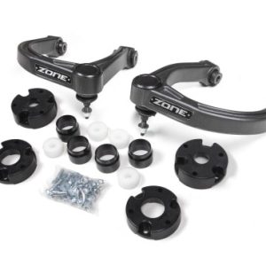 Zone Offroad Lift Kit Suspension, 3-1/2 Inch Front Lift, 3 Inch Rear Lift, Without Shock Absorbers IN Kit – Shock Change Not Necessary – ZONF101