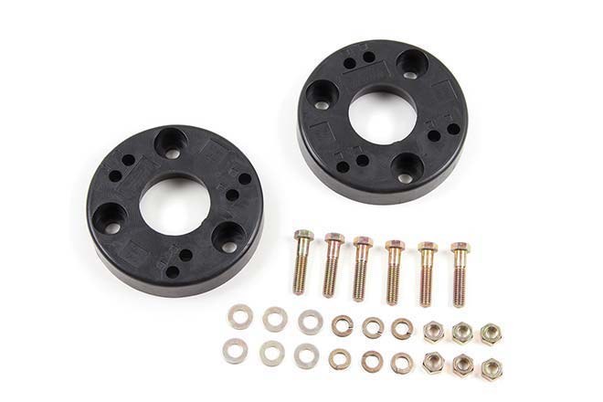 Zone Offroad Leveling Kit Suspension, 2 Inch Lift, Strut Spacers, With Strut Assembly Spacers/ Installation Hardware – ZONF1203