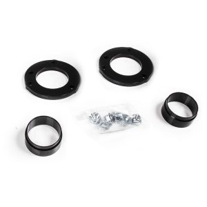 Zone Offroad Leveling Kit Suspension, 2 Inch Lift, Strut Spacers, With Strut Assembly Spacers/ Pre Load Spacers/ Installation Hardware – ZONF1204
