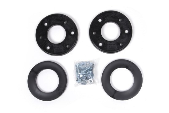 Zone Offroad Leveling Kit Suspension, 2 Inch Lift, Strut Spacers, With Strut Assembly Spacers/ Pre Load Spacers/ Installation Hardware – ZONF1205