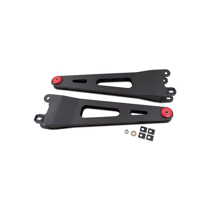 Zone Offroad Radius Arm, For Use with 4 to 6 Inch Lift, Non Adjustable, Powder Coated, Black, With Urethane Bushings – ZONF29