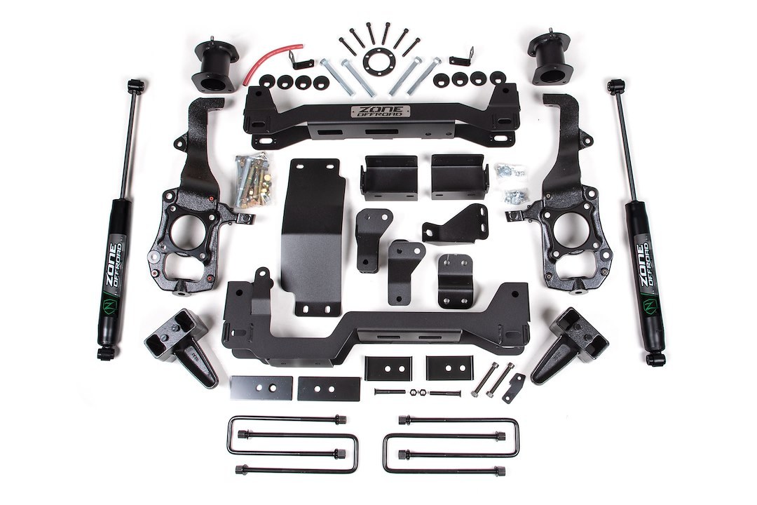 Zone Offroad Lift Kit Suspension, Nitro, 6 Inch Front Lift, 4 Inch Rear Lift – ZONF85N