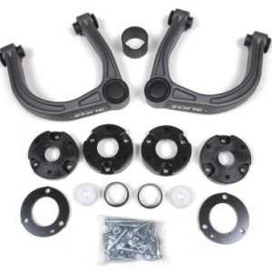 Zone Offroad Lift Kit Suspension, 3 Inch Front Lift, 2 Inch Rear Lift, Without Shock Absorbers IN Kit – Shock Change Not Necessary – ZONF97