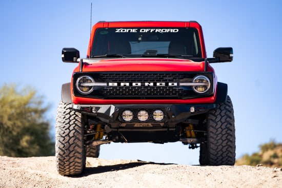 Zone Offroad Lift Kit Suspension, 3 Inch Front Lift, 2 Inch Rear Lift, Without Shock Absorbers IN Kit – Shock Change Not Necessary – ZONF97