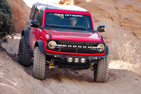 Zone Offroad Lift Kit Suspension, 3 Inch Front Lift, 2 Inch Rear Lift, Without Shock Absorbers IN Kit – Shock Change Not Necessary – ZONF97