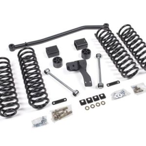 Zone Offroad Lift Kit Suspension, 4 Inch Front Lift, 4 Inch Rear Lift, Without Shock Absorbers IN Kit – Shock Change Necessary – ZONJ15